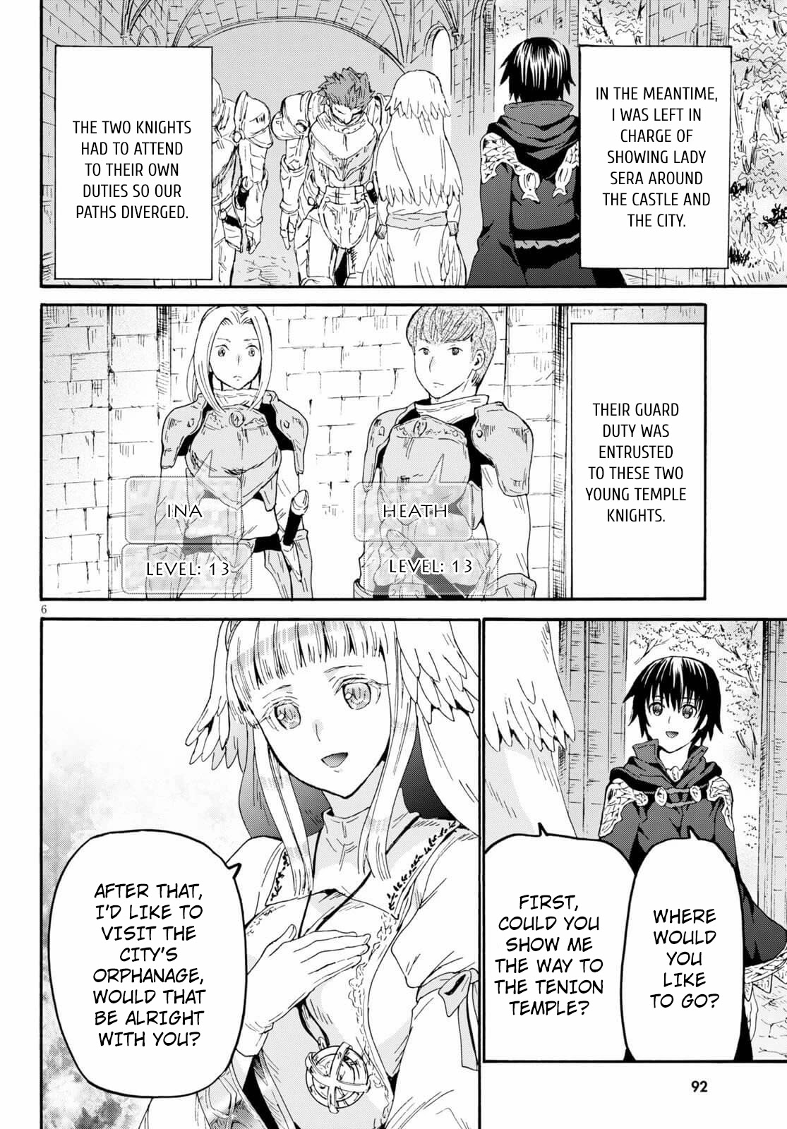 Death March kara Hajimaru Isekai Kyousoukyoku Chapter 67 page 6 - Chapter 67: Sera of the Tenion Temple