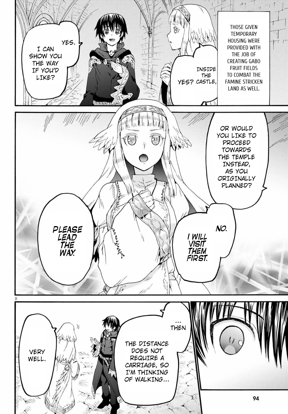 Death March kara Hajimaru Isekai Kyousoukyoku Chapter 67 page 8 - Chapter 67: Sera of the Tenion Temple