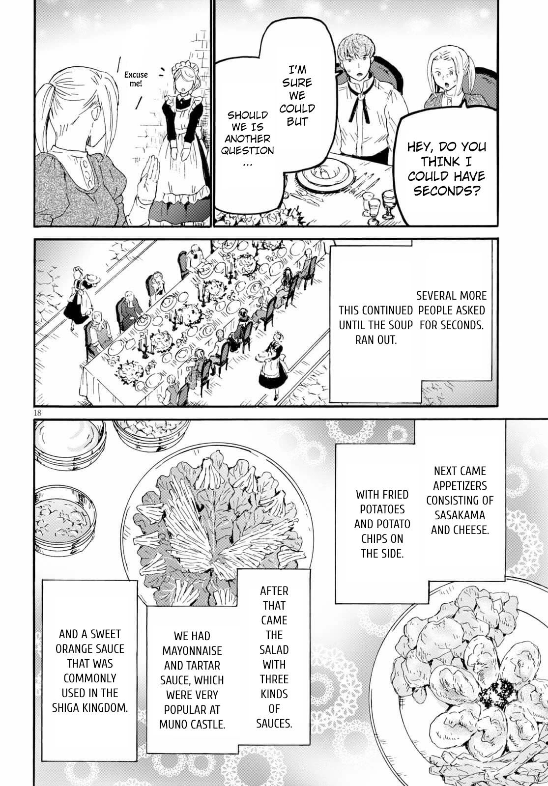 Death March kara Hajimaru Isekai Kyousoukyoku Chapter 68 page 17 - Chapter 68: Dinner