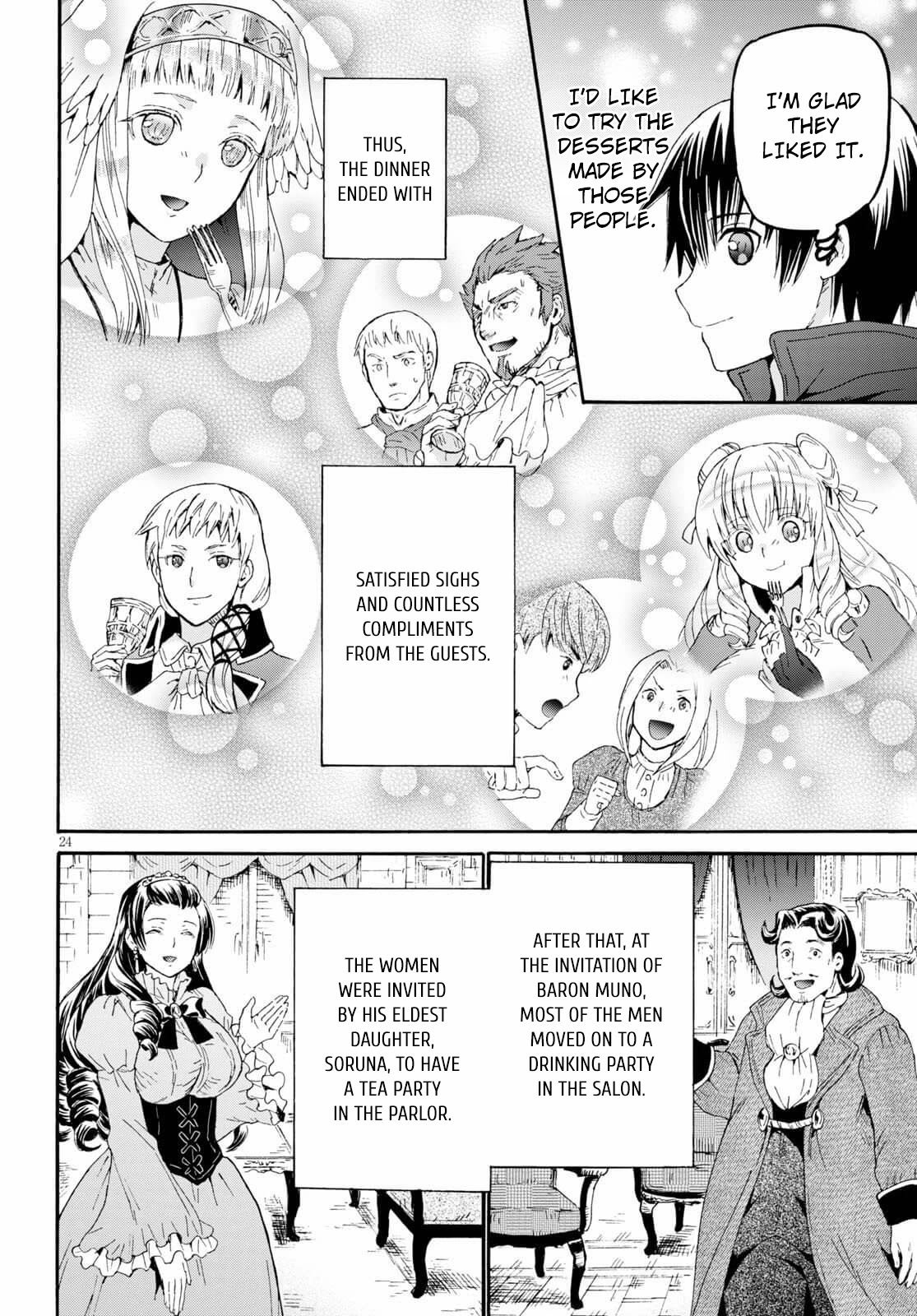 Death March kara Hajimaru Isekai Kyousoukyoku Chapter 68 page 23 - Chapter 68: Dinner