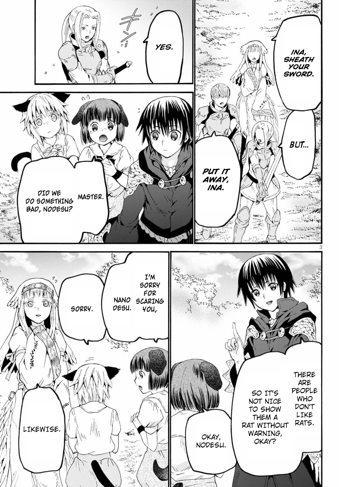 Death March kara Hajimaru Isekai Kyousoukyoku Chapter 68 page 3 - Chapter 68: Dinner