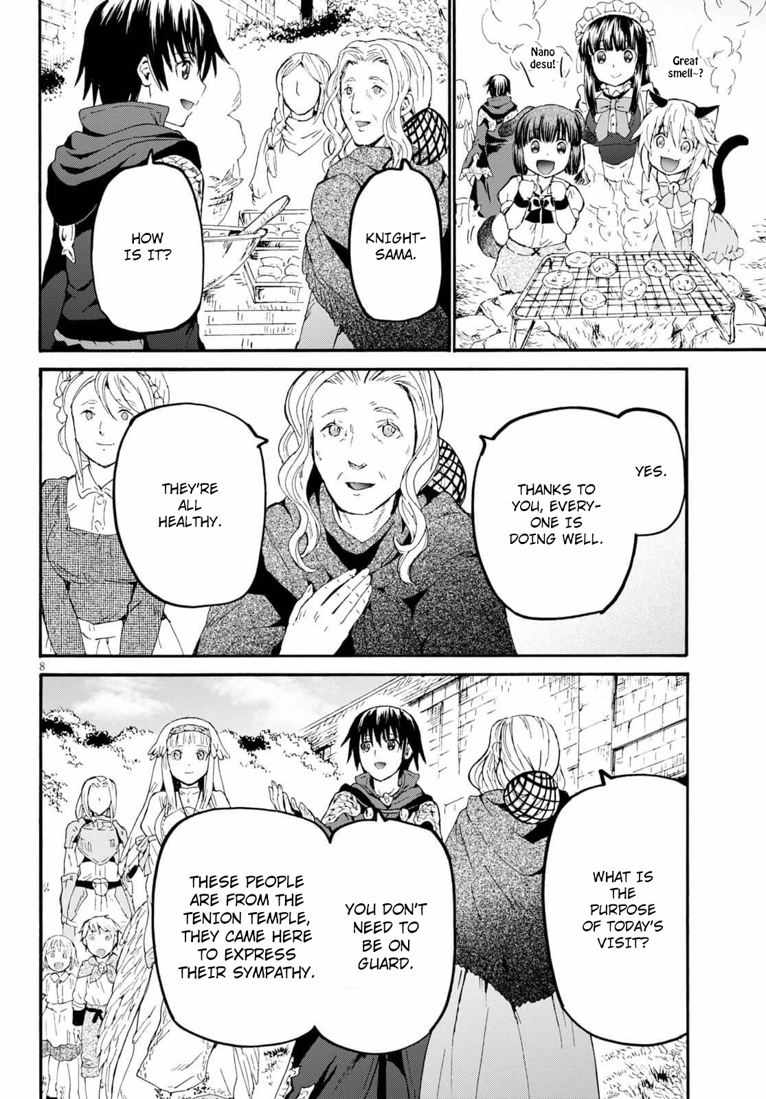 Death March kara Hajimaru Isekai Kyousoukyoku Chapter 68 page 8 - Chapter 68: Dinner