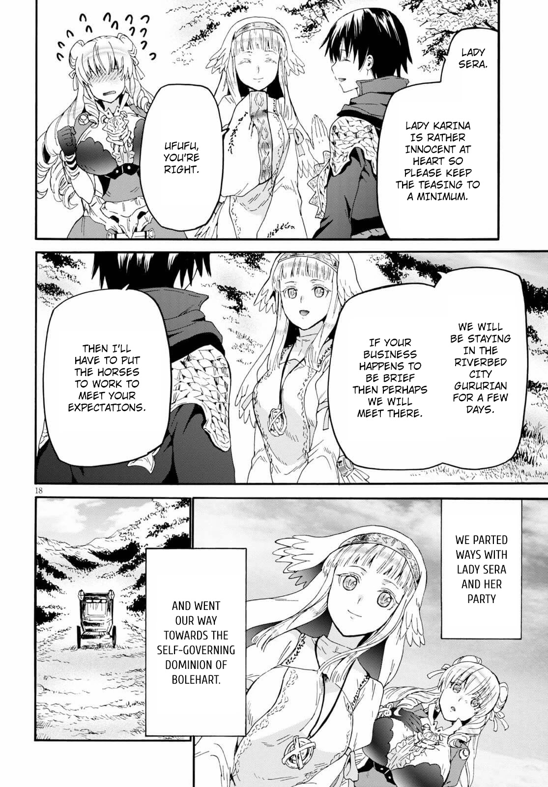 Death March kara Hajimaru Isekai Kyousoukyoku Chapter 69 page 17 - Chapter 69: Departure from the City of Muno