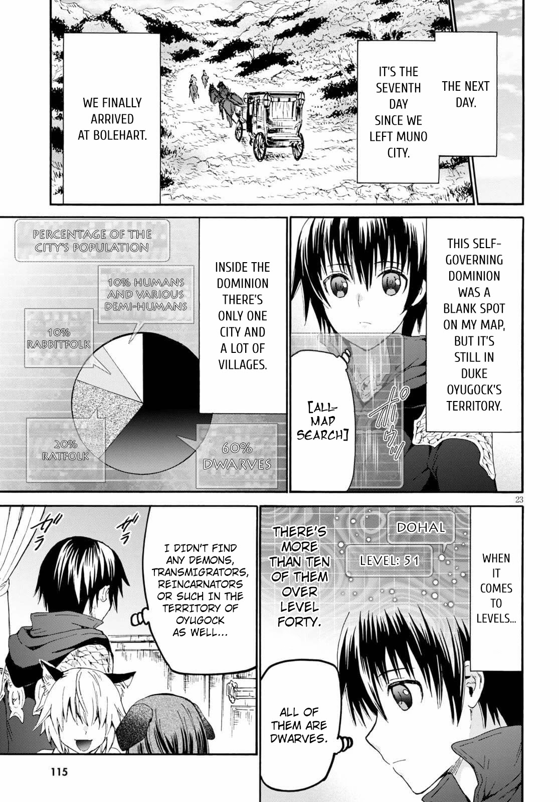 Death March kara Hajimaru Isekai Kyousoukyoku Chapter 69 page 22 - Chapter 69: Departure from the City of Muno
