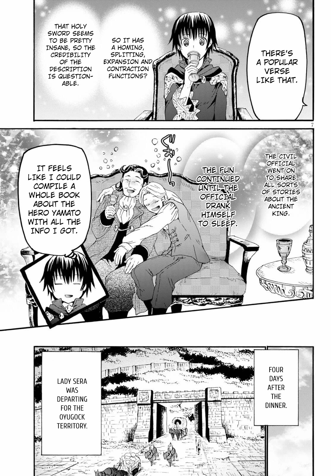 Death March kara Hajimaru Isekai Kyousoukyoku Chapter 69 page 7 - Chapter 69: Departure from the City of Muno