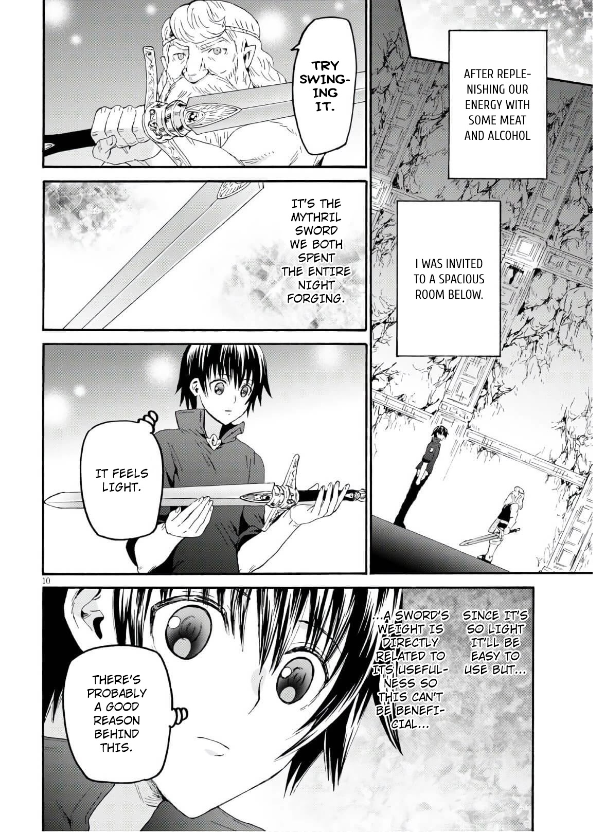 Death March kara Hajimaru Isekai Kyousoukyoku Chapter 72 page 10 - Chapter 72: Hammering in Turn