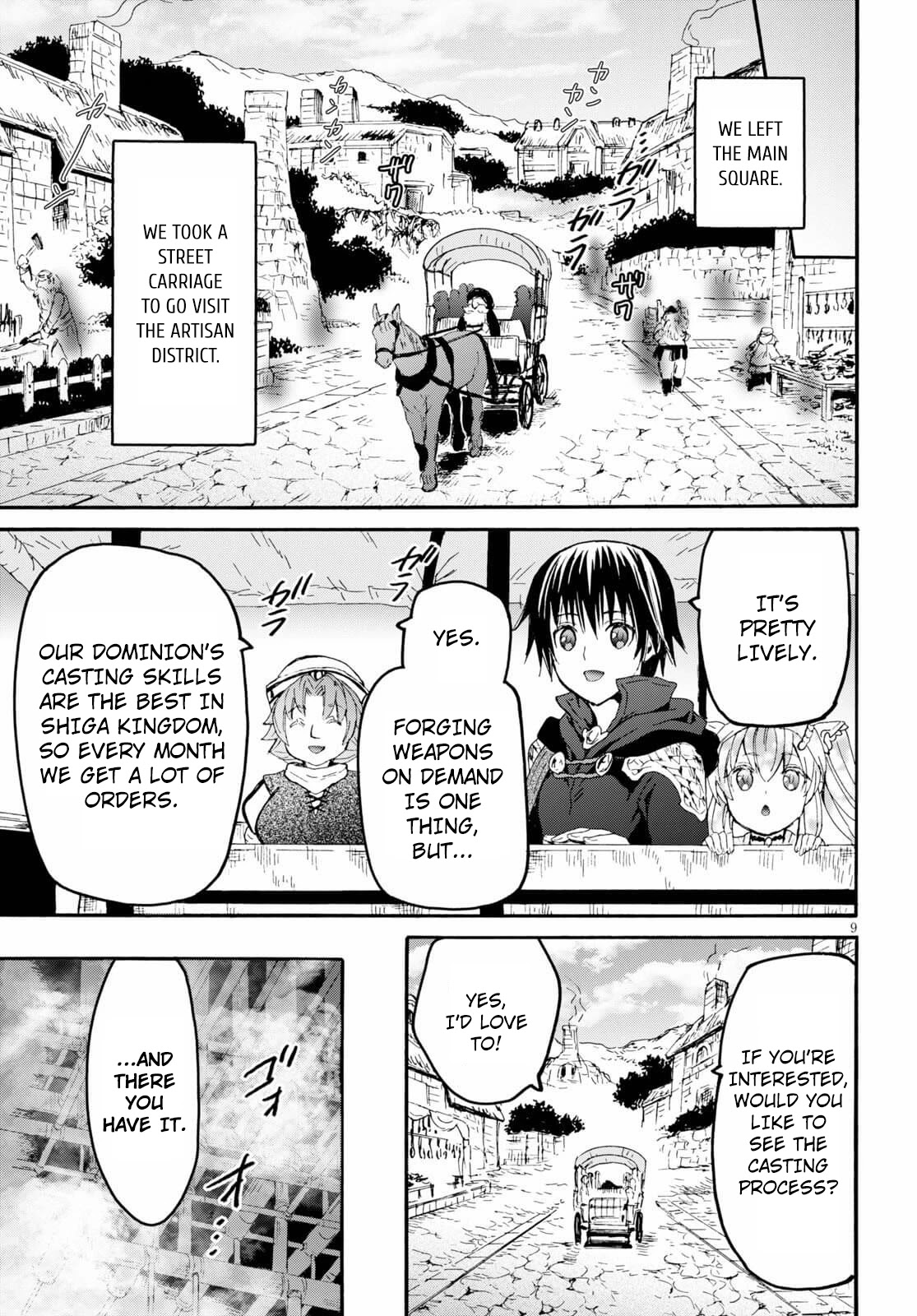Death March kara Hajimaru Isekai Kyousoukyoku Chapter 74 page 8 - Chapter 74: Touring Bolehart City