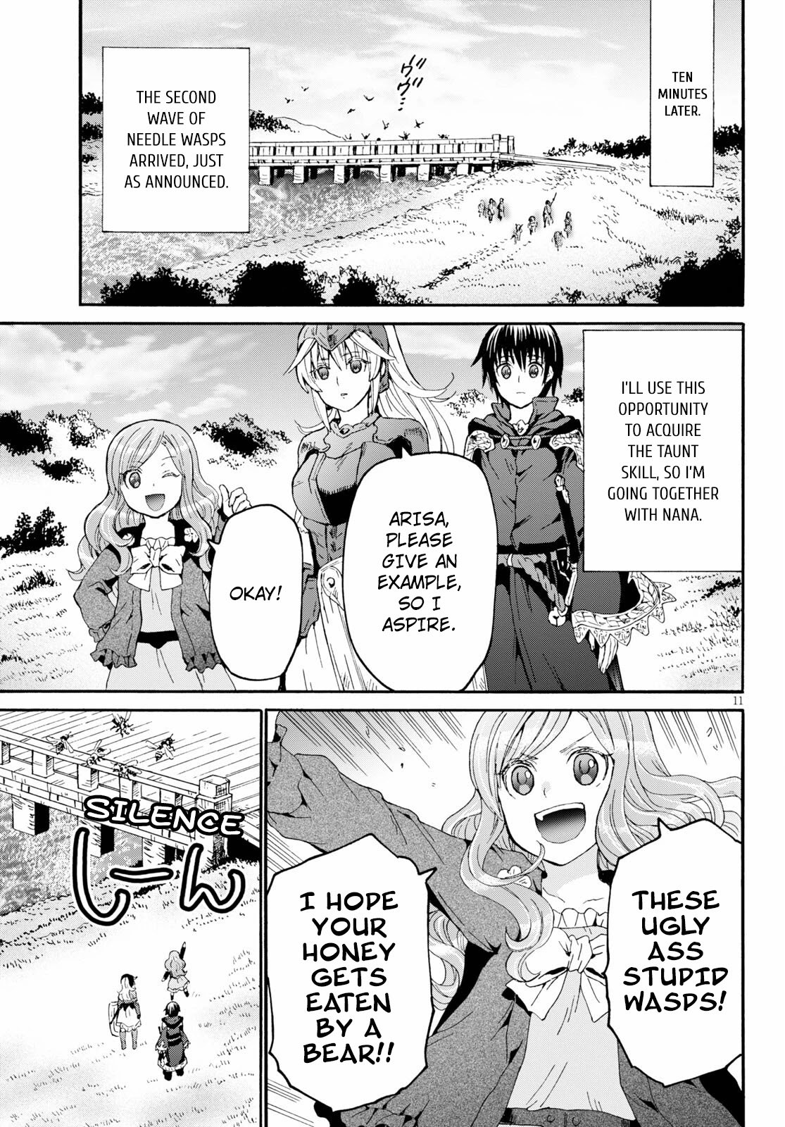 Death March kara Hajimaru Isekai Kyousoukyoku Chapter 77 page 11 - Chapter 77: The Bank of a Large River
