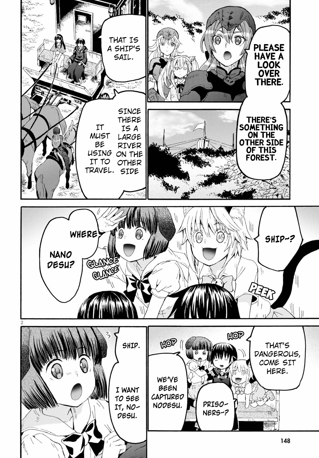 Death March kara Hajimaru Isekai Kyousoukyoku Chapter 77 page 2 - Chapter 77: The Bank of a Large River