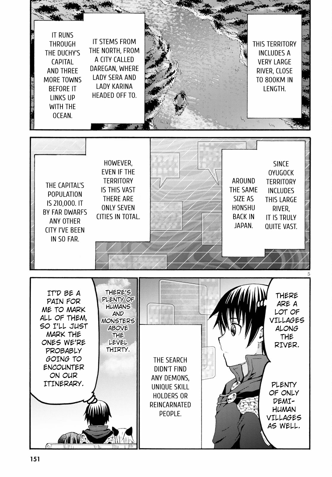 Death March kara Hajimaru Isekai Kyousoukyoku Chapter 77 page 5 - Chapter 77: The Bank of a Large River