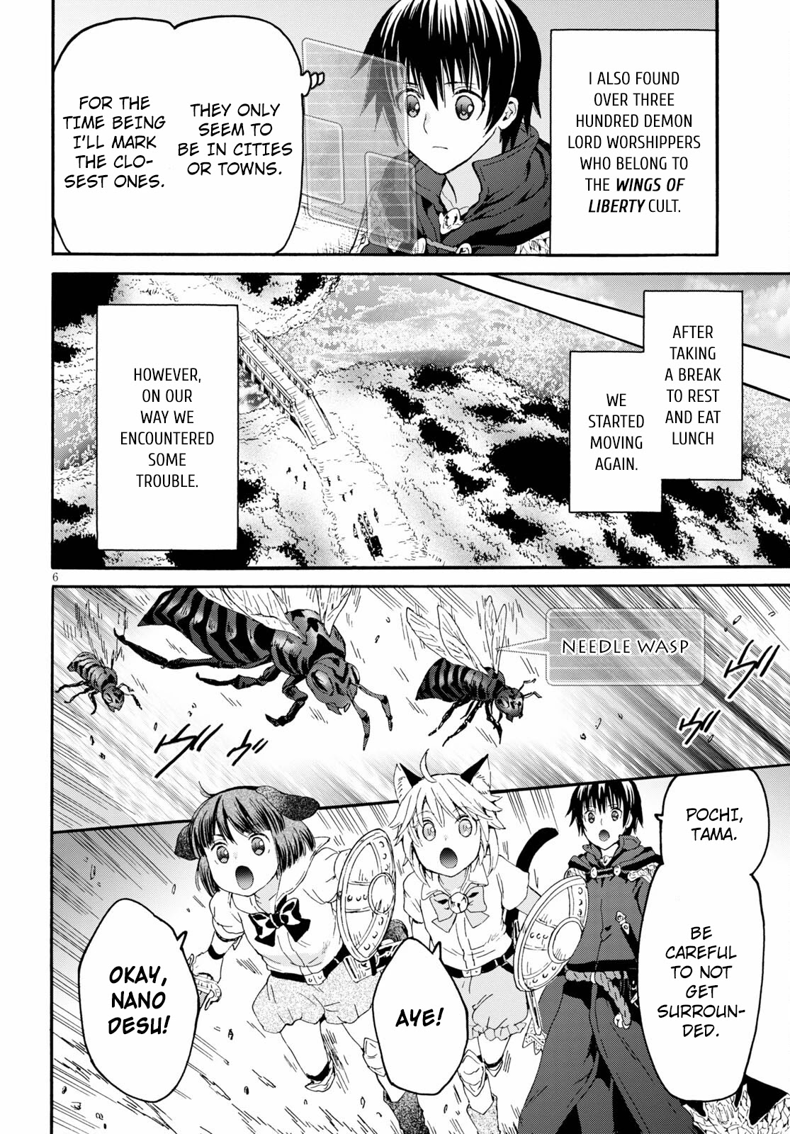 Death March kara Hajimaru Isekai Kyousoukyoku Chapter 77 page 6 - Chapter 77: The Bank of a Large River