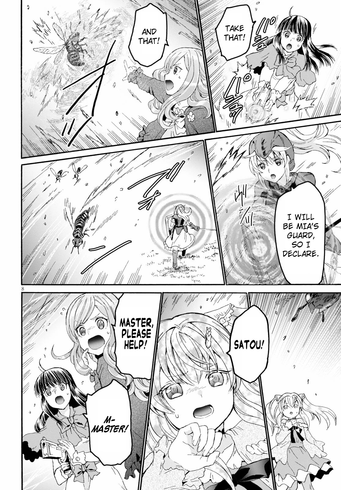 Death March kara Hajimaru Isekai Kyousoukyoku Chapter 77 page 8 - Chapter 77: The Bank of a Large River
