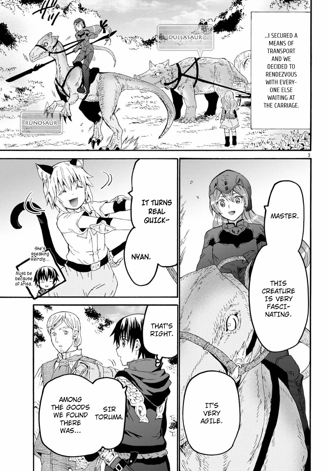 Death March kara Hajimaru Isekai Kyousoukyoku Chapter 79 page 3 - Chapter 79: The Toruma Household