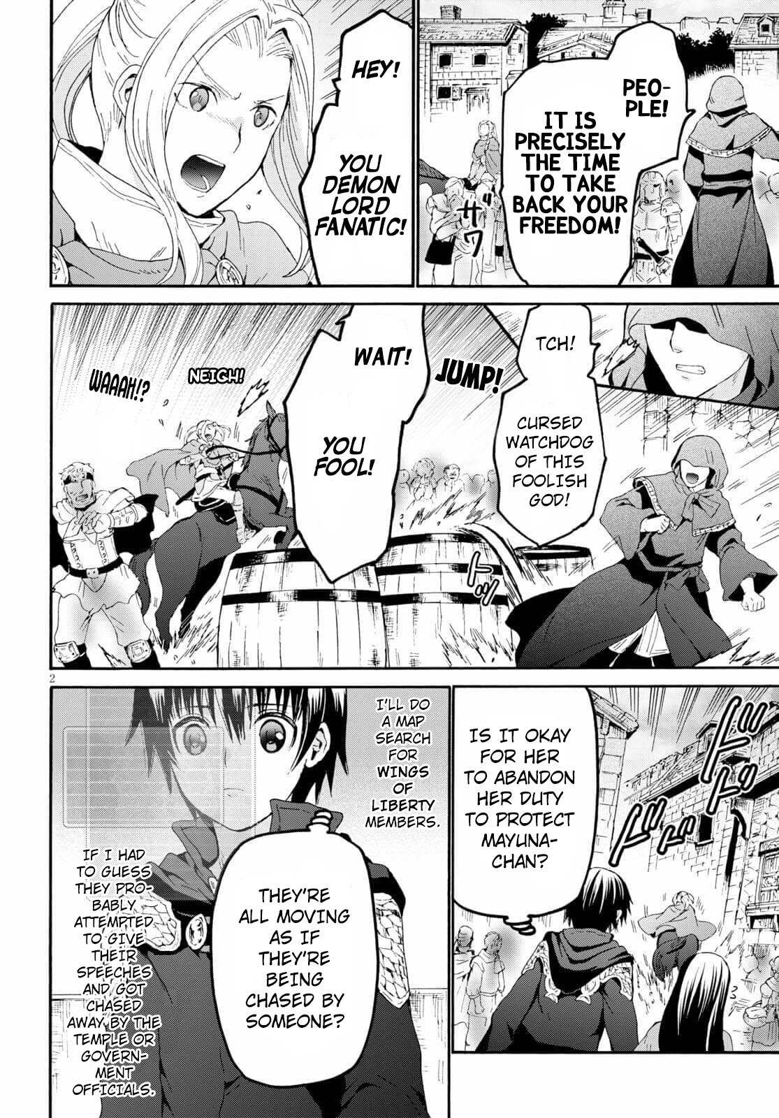 Death March kara Hajimaru Isekai Kyousoukyoku Chapter 81 page 2 - Chapter 81: The Uproar of the Gururian City