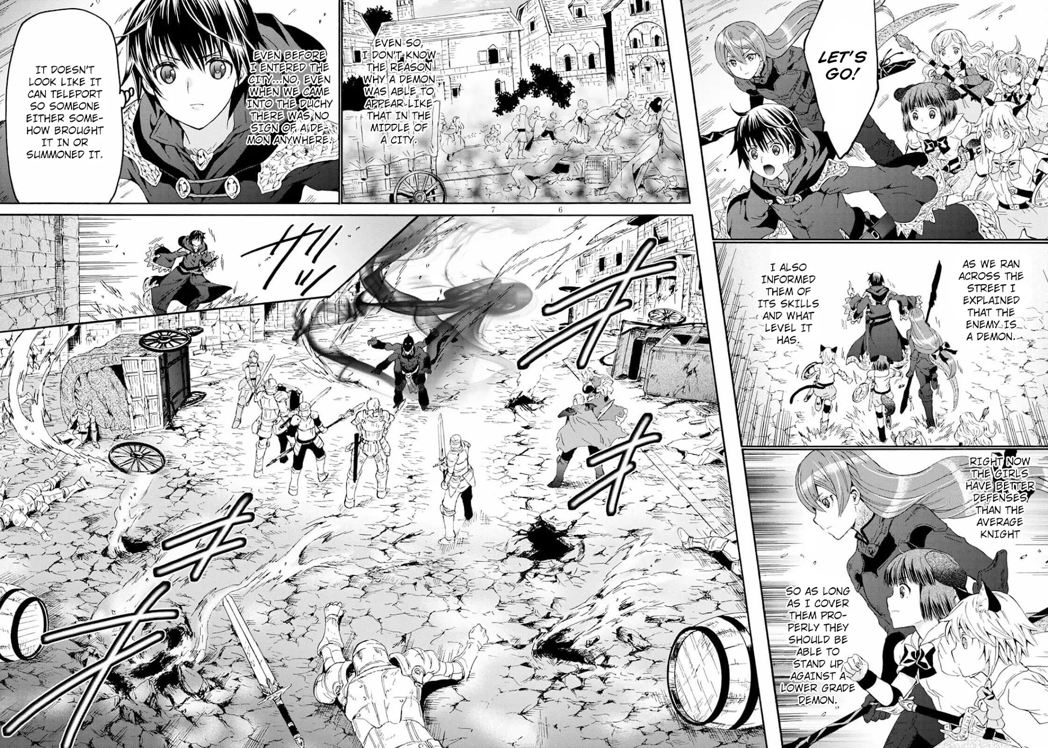 Death March kara Hajimaru Isekai Kyousoukyoku Chapter 81 page 6 - Chapter 81: The Uproar of the Gururian City