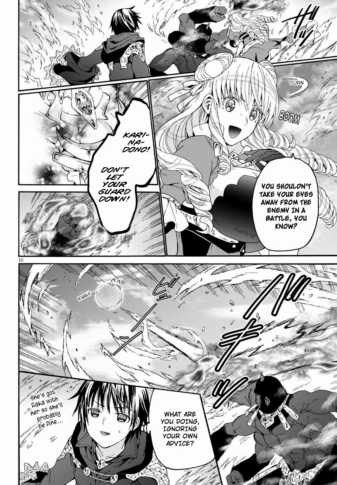 Death March kara Hajimaru Isekai Kyousoukyoku Chapter 82 page 10 - Chapter 82: Short-horned Demon