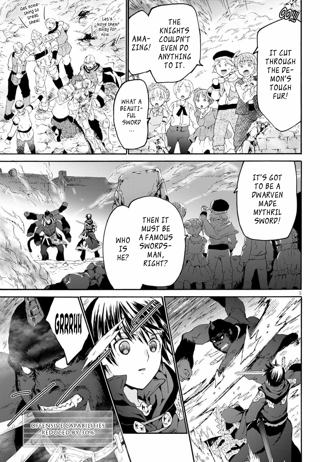 Death March kara Hajimaru Isekai Kyousoukyoku Chapter 82 page 5 - Chapter 82: Short-horned Demon