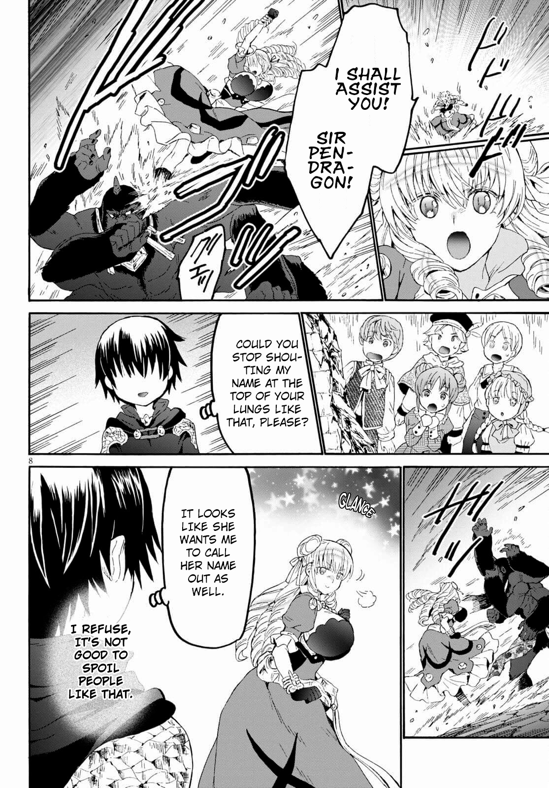 Death March kara Hajimaru Isekai Kyousoukyoku Chapter 82 page 8 - Chapter 82: Short-horned Demon
