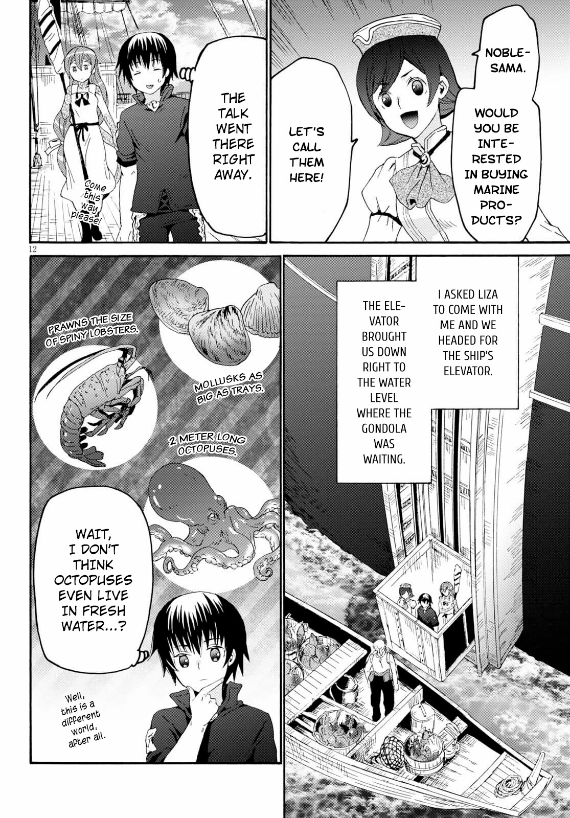 Death March kara Hajimaru Isekai Kyousoukyoku Chapter 84 page 12 - Chapter 84: The Travel Across The Large River