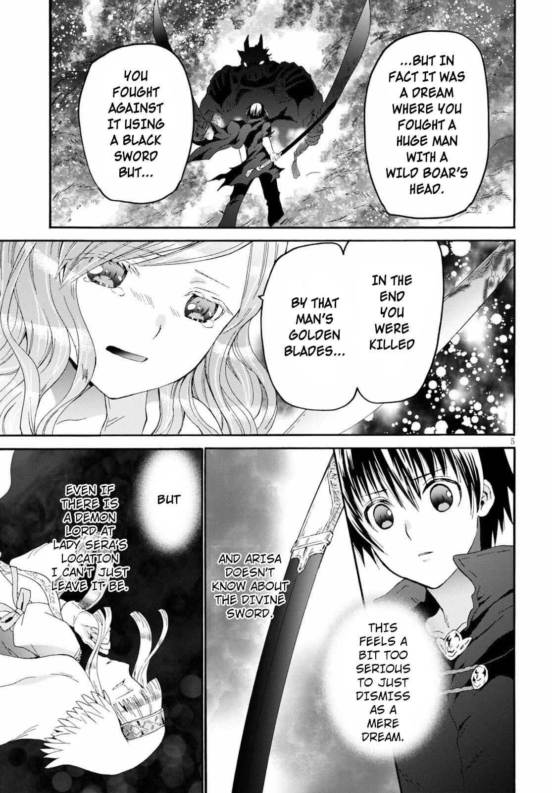 Death March kara Hajimaru Isekai Kyousoukyoku Chapter 86 page 5 - Chapter 86: Arisa's Nightmare