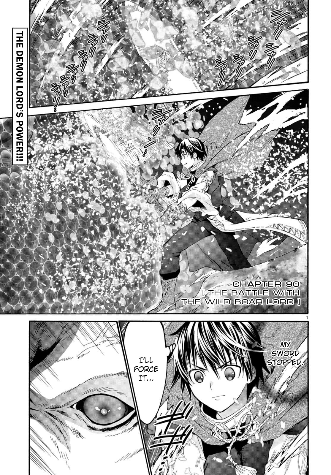 Death March kara Hajimaru Isekai Kyousoukyoku Chapter 90 page 1 - Chapter 90: The Battle With The Wild Boar Lord