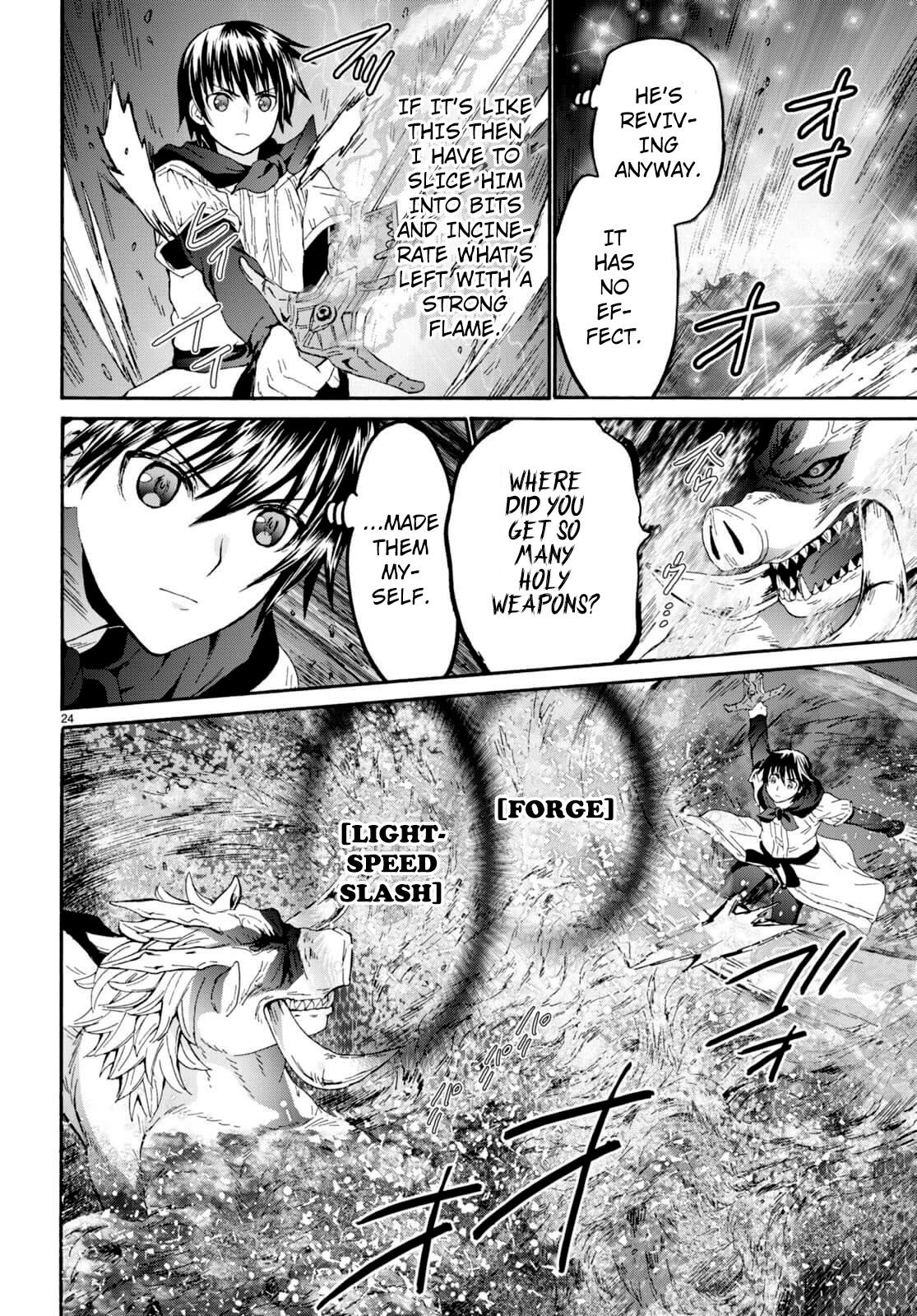 Death March kara Hajimaru Isekai Kyousoukyoku Chapter 91 page 23 - Chapter 91: Nameless Hero