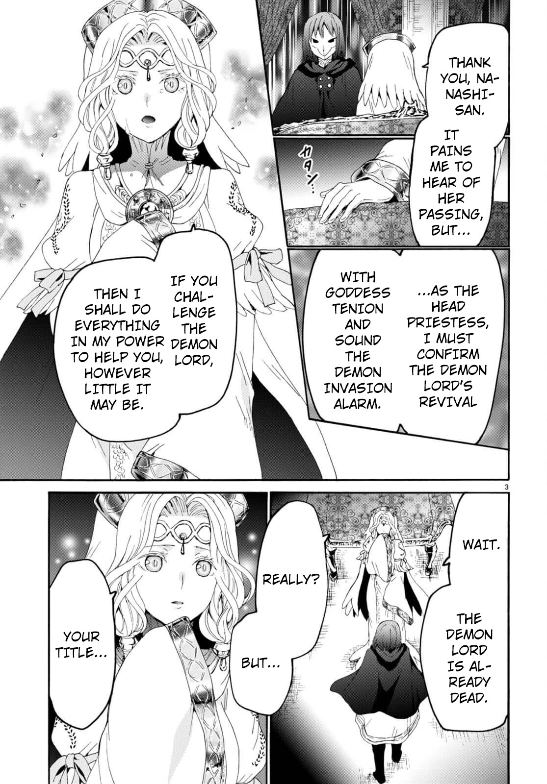 Death March kara Hajimaru Isekai Kyousoukyoku Chapter 94 page 3 - Chapter 94: The Price of a Miracle