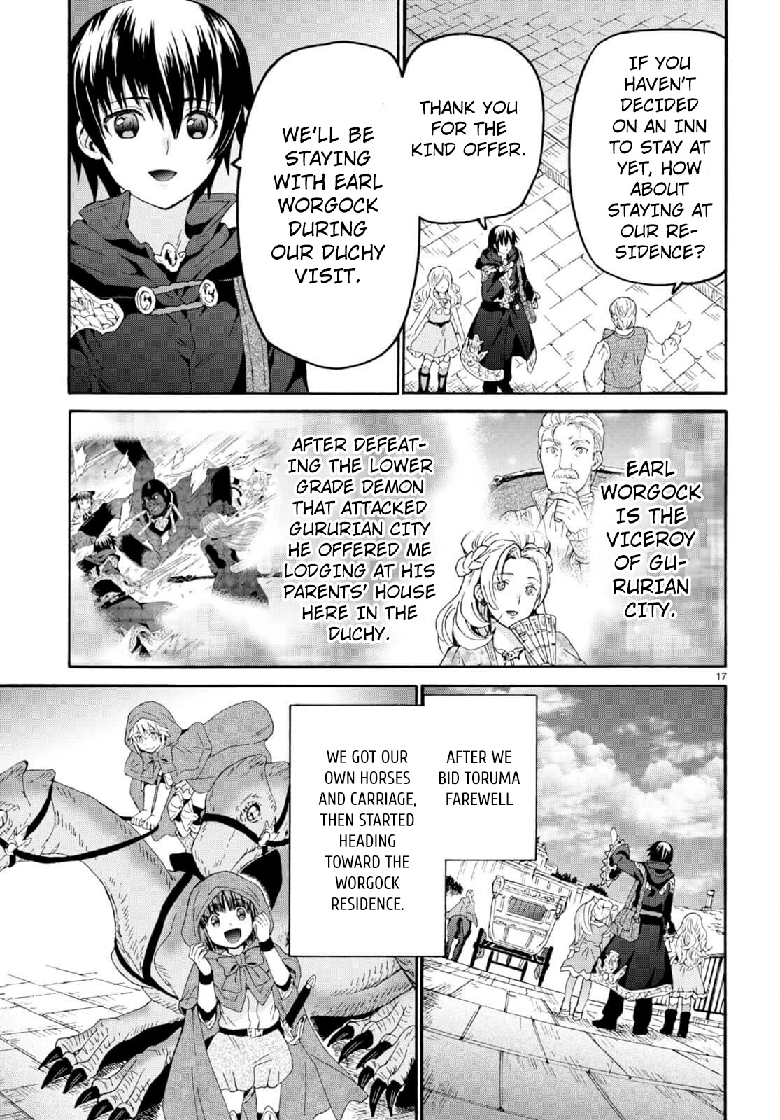 Death March kara Hajimaru Isekai Kyousoukyoku Chapter 96 page 17 - Chapter 96: Arrival At The Duchy