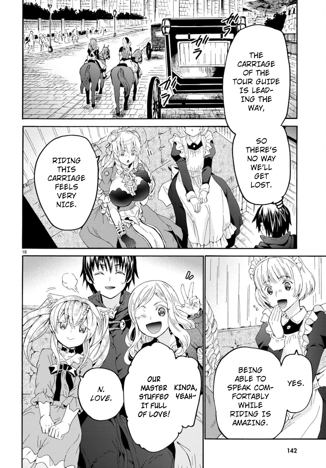 Death March kara Hajimaru Isekai Kyousoukyoku Chapter 96 page 18 - Chapter 96: Arrival At The Duchy