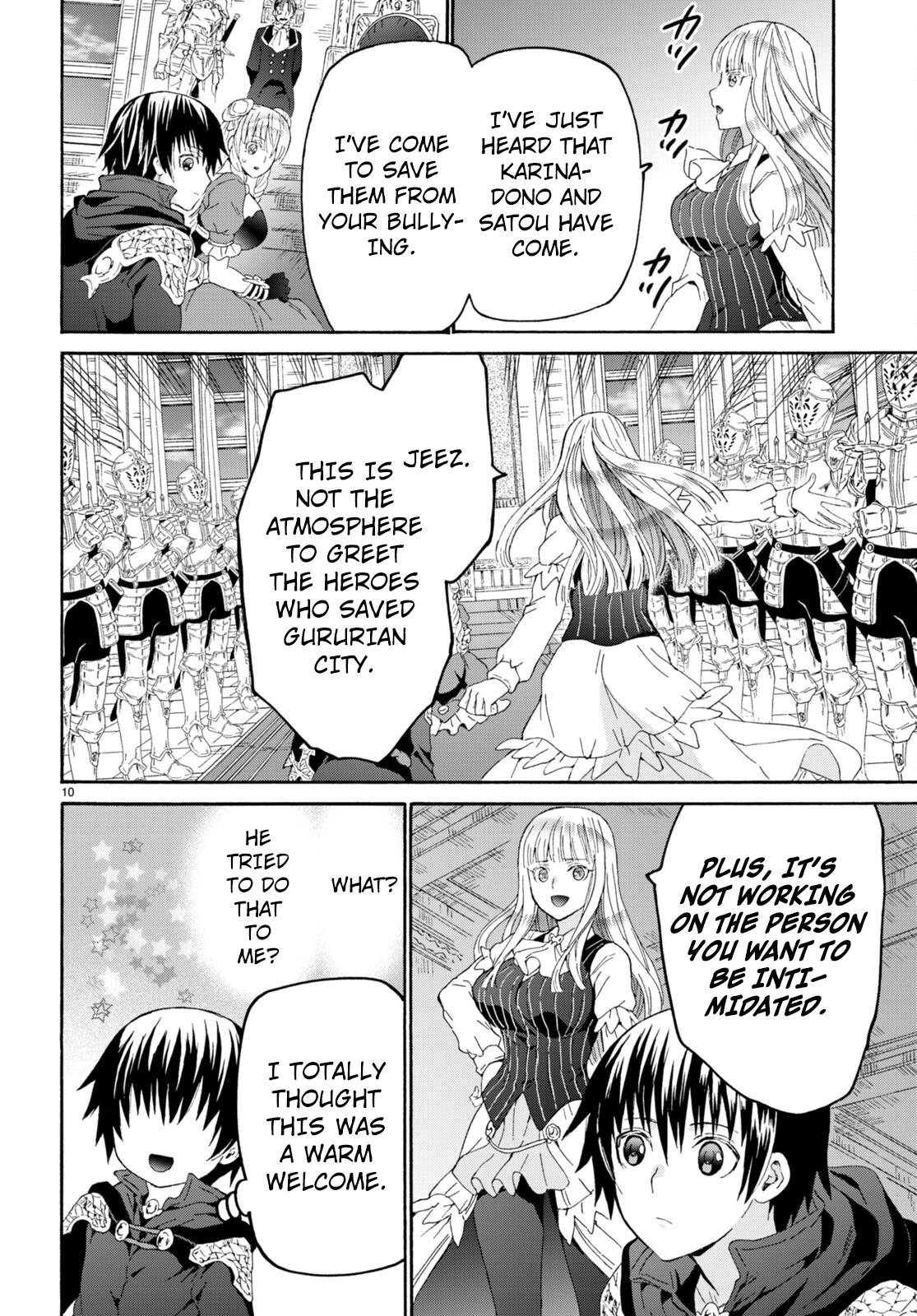 Death March kara Hajimaru Isekai Kyousoukyoku Chapter 97 page 9 - Chapter 97: Oyugock Castle