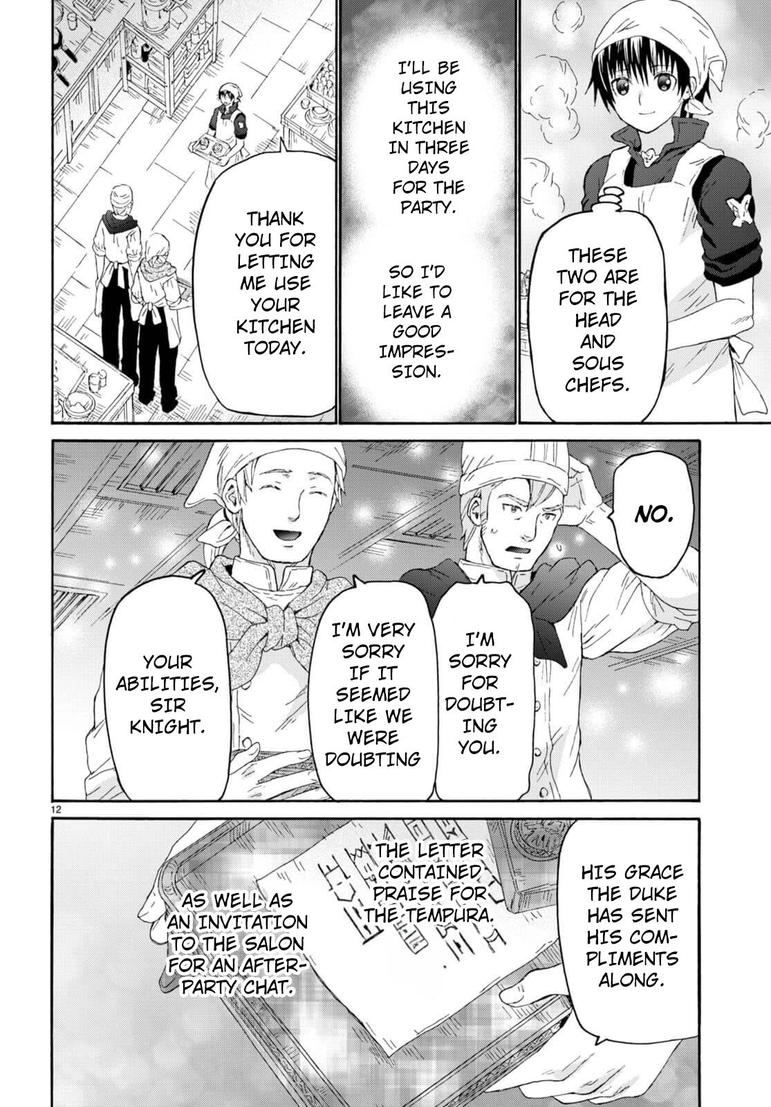 Death March kara Hajimaru Isekai Kyousoukyoku Chapter 98 page 12 - Chapter 98: Banquet At The Duke's Castle
