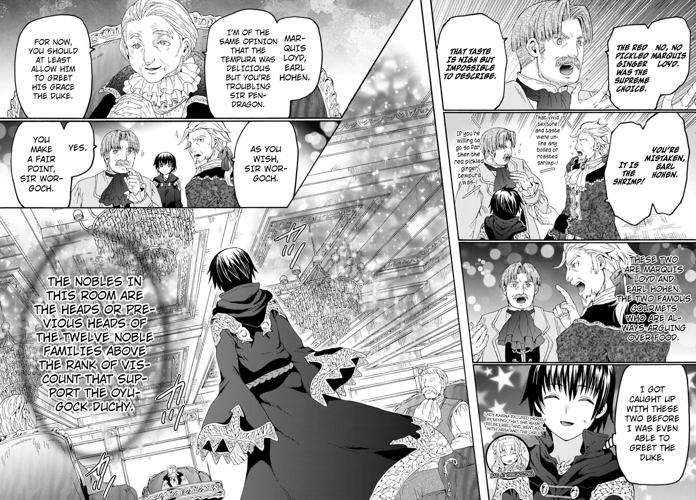 Death March kara Hajimaru Isekai Kyousoukyoku Chapter 98 page 14 - Chapter 98: Banquet At The Duke's Castle