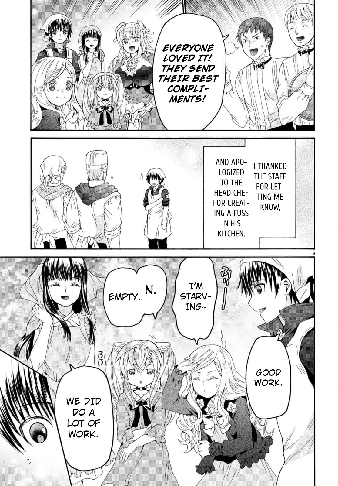 Death March kara Hajimaru Isekai Kyousoukyoku Chapter 98 page 9 - Chapter 98: Banquet At The Duke's Castle