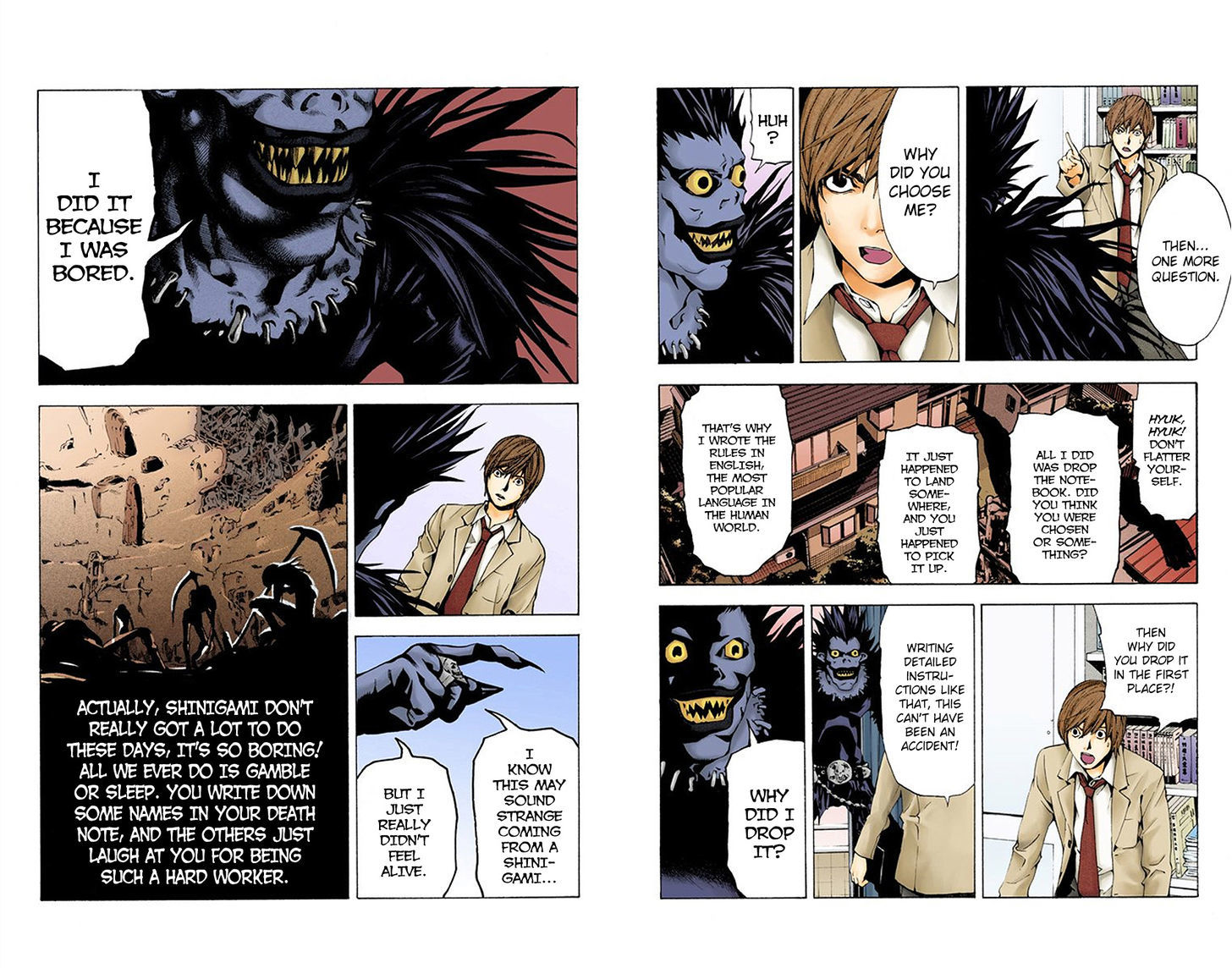 Death Note - Another Note - Los Angeles BB Renzoku Satsujin Jiken (Novel) Chapter 1 page 15 - Chapter 1 : Boredom (Official Color Scans)