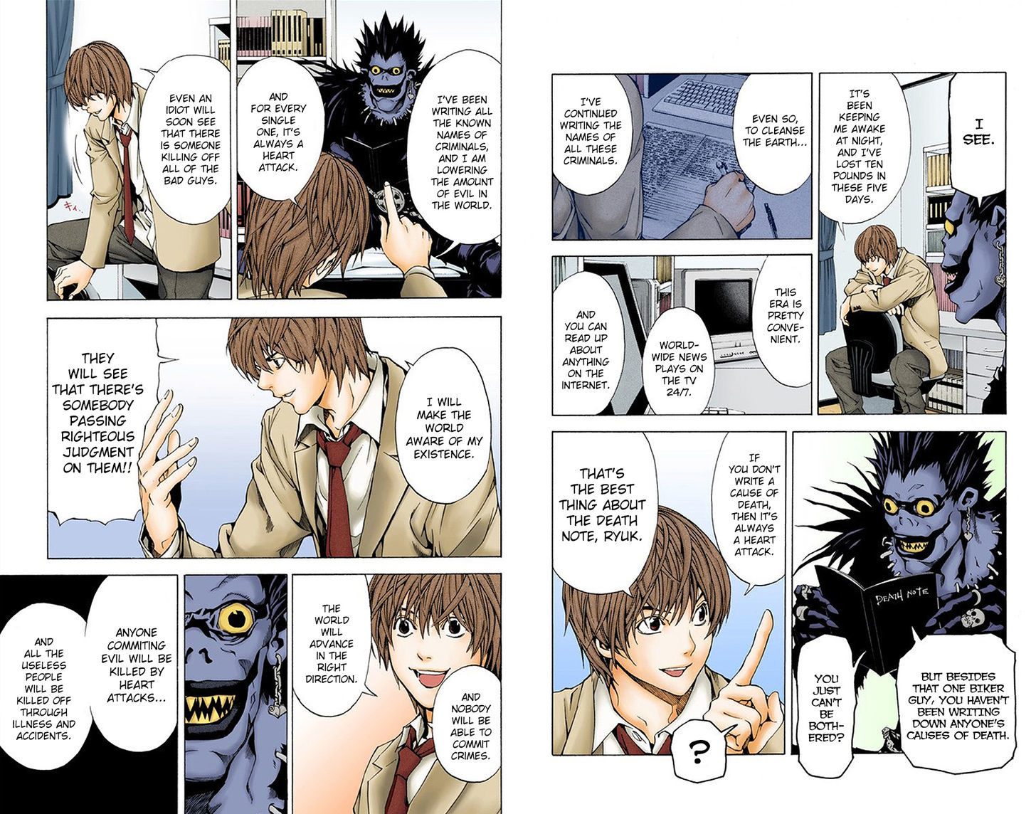 Death Note - Another Note - Los Angeles BB Renzoku Satsujin Jiken (Novel) Chapter 1 page 25 - Chapter 1 : Boredom (Official Color Scans)