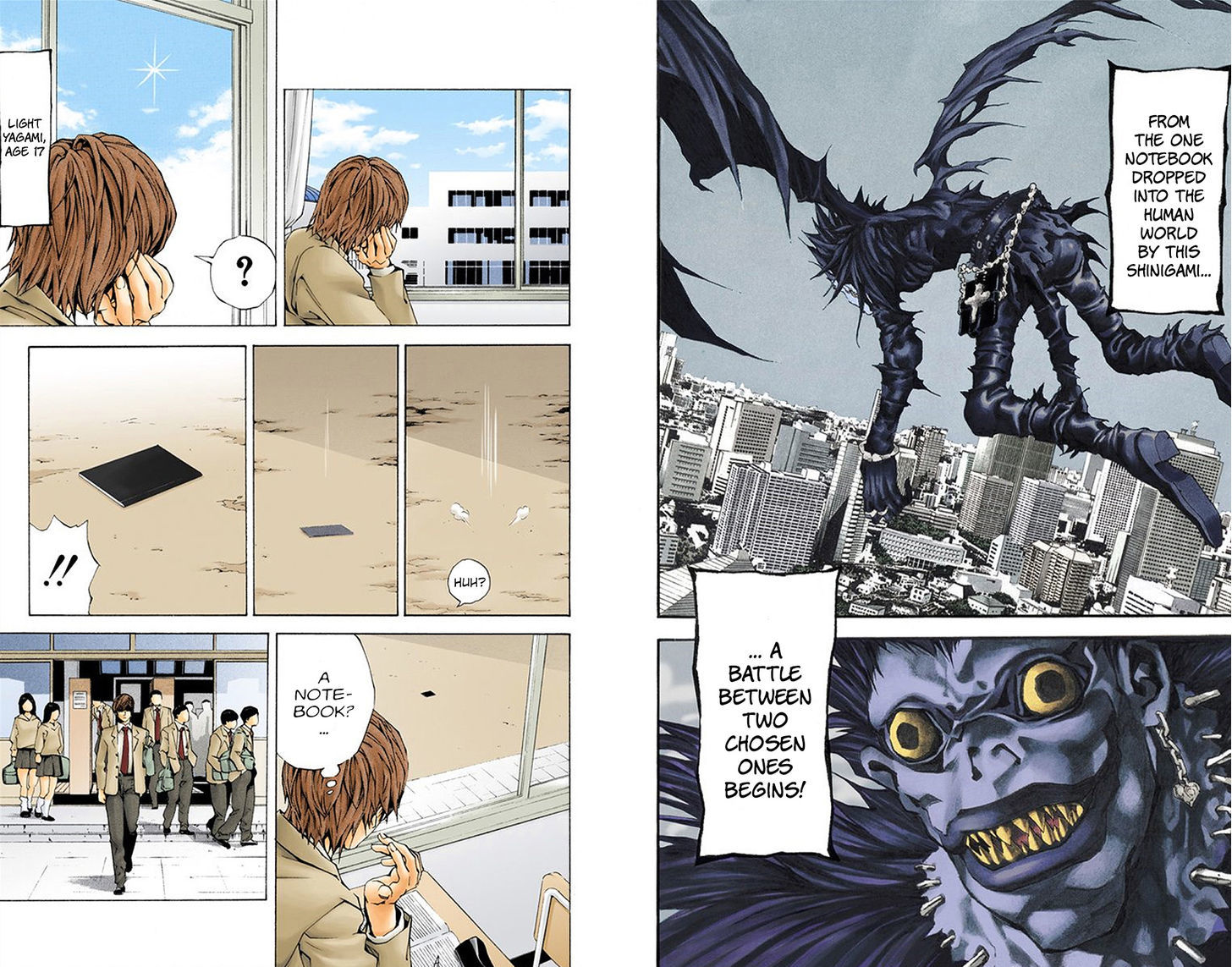 Death Note - Another Note - Los Angeles BB Renzoku Satsujin Jiken (Novel) Chapter 1 page 7 - Chapter 1 : Boredom (Official Color Scans)