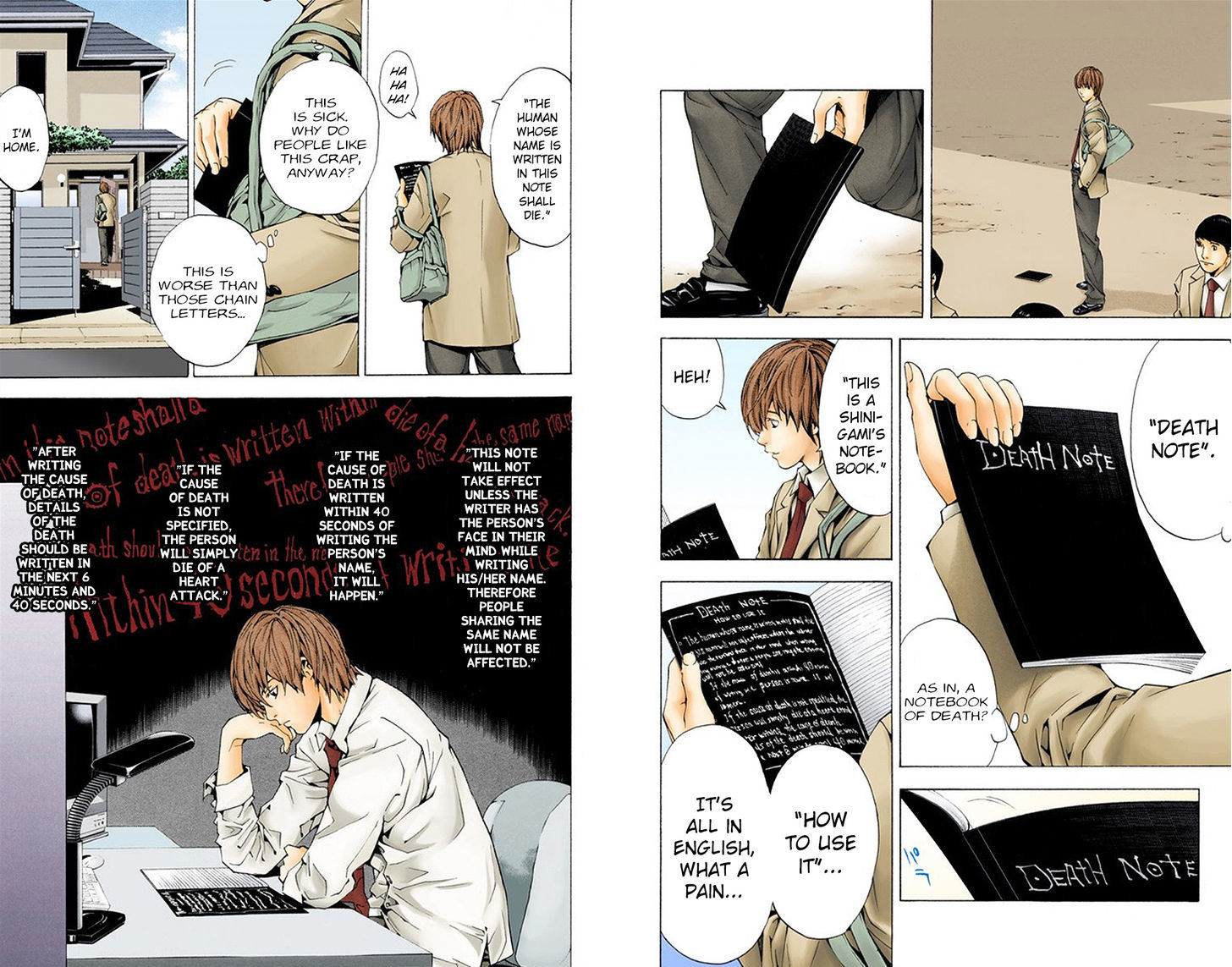 Death Note - Another Note - Los Angeles BB Renzoku Satsujin Jiken (Novel) Chapter 1 page 8 - Chapter 1 : Boredom (Official Color Scans)