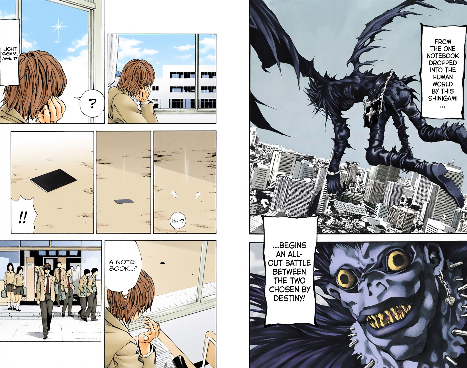Death Note [Colored Edition] Chapter 1 page 7 - Chapter 1: Boredom