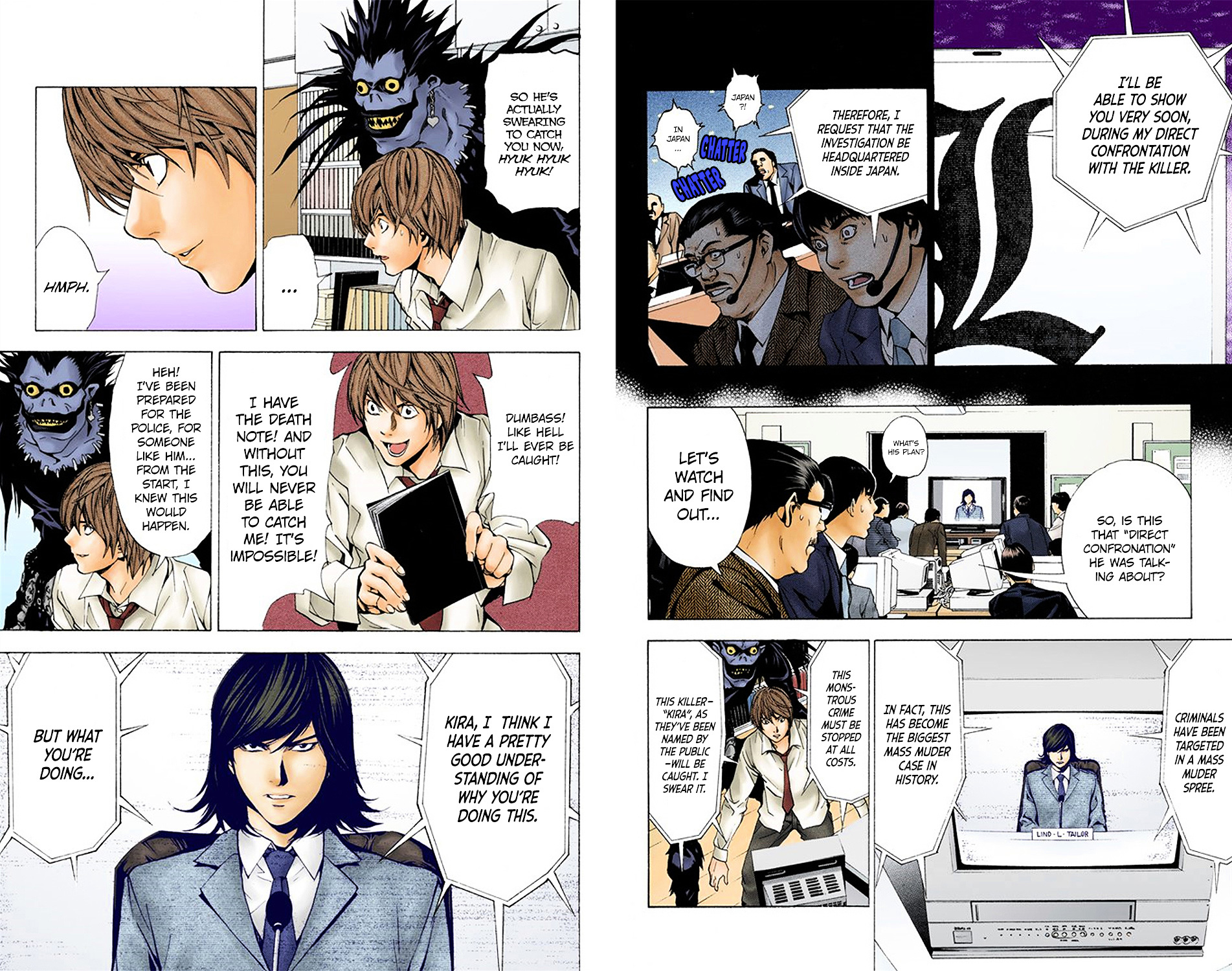 Death Note [Colored Edition] Chapter 2 page 10 - Chapter 2: L