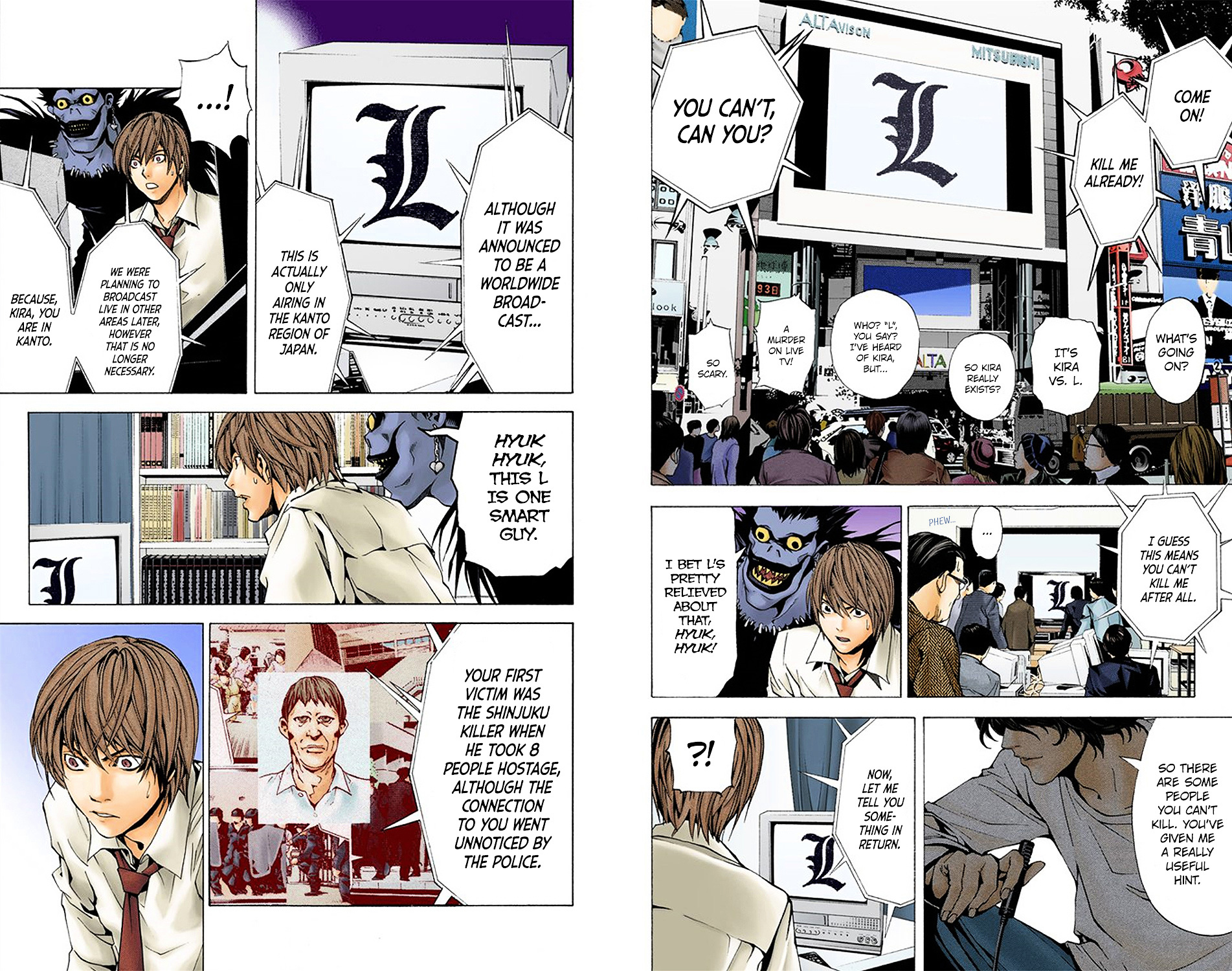 Death Note [Colored Edition] Chapter 2 page 13 - Chapter 2: L