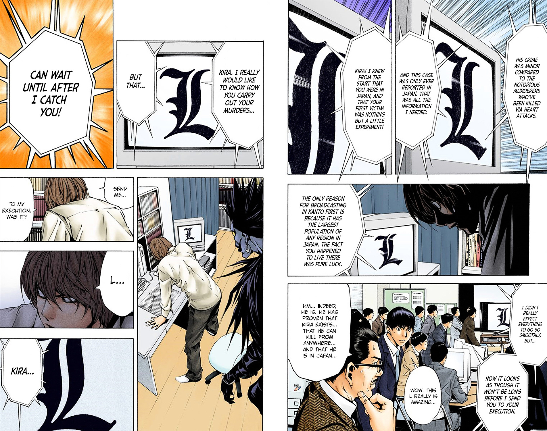 Death Note [Colored Edition] Chapter 2 page 14 - Chapter 2: L