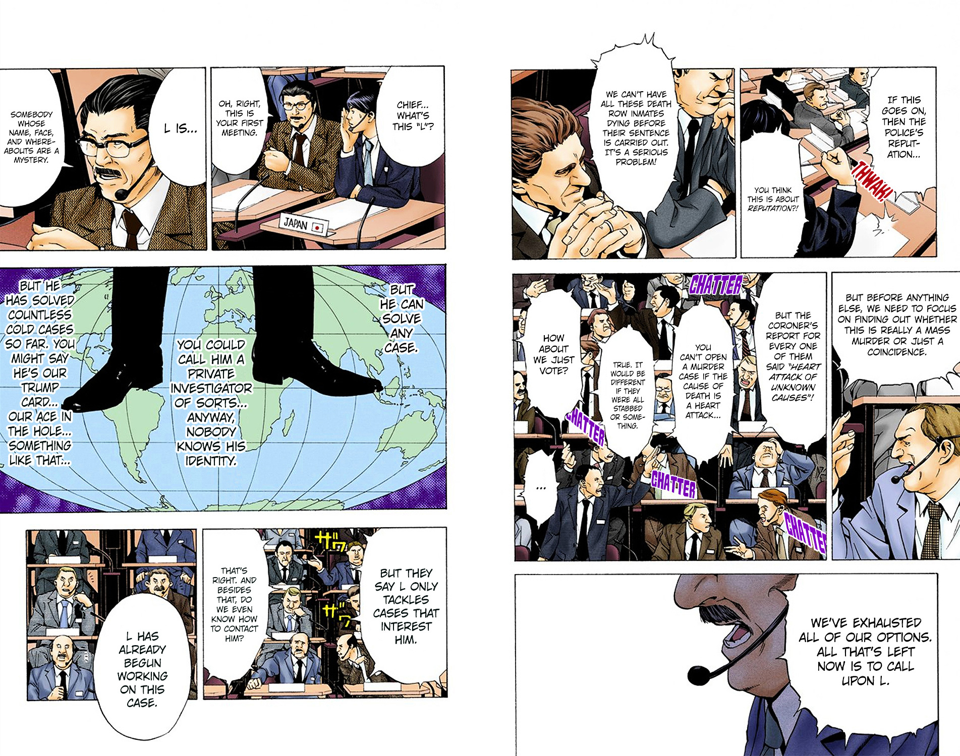 Death Note [Colored Edition] Chapter 2 page 4 - Chapter 2: L