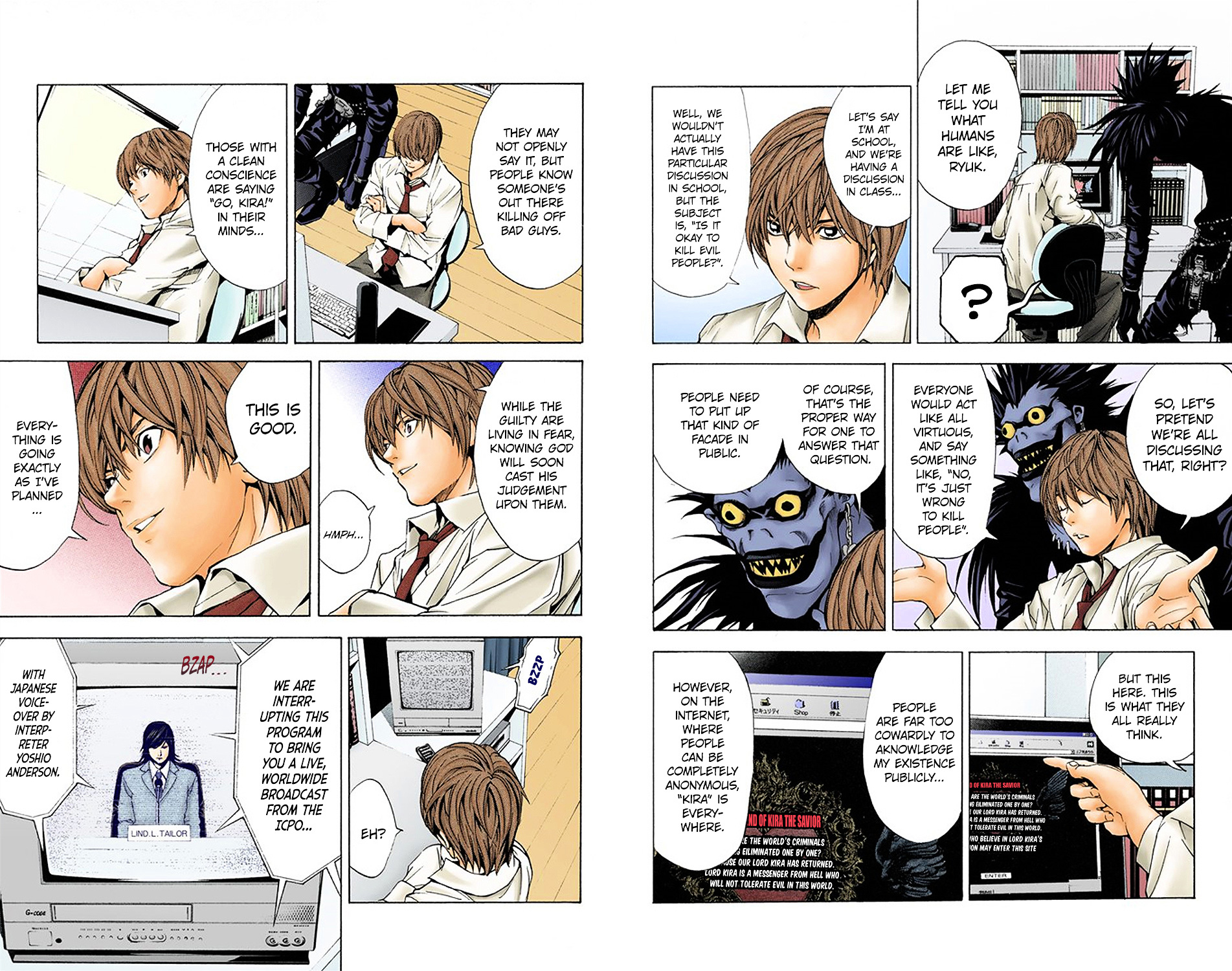 Death Note [Colored Edition] Chapter 2 page 8 - Chapter 2: L