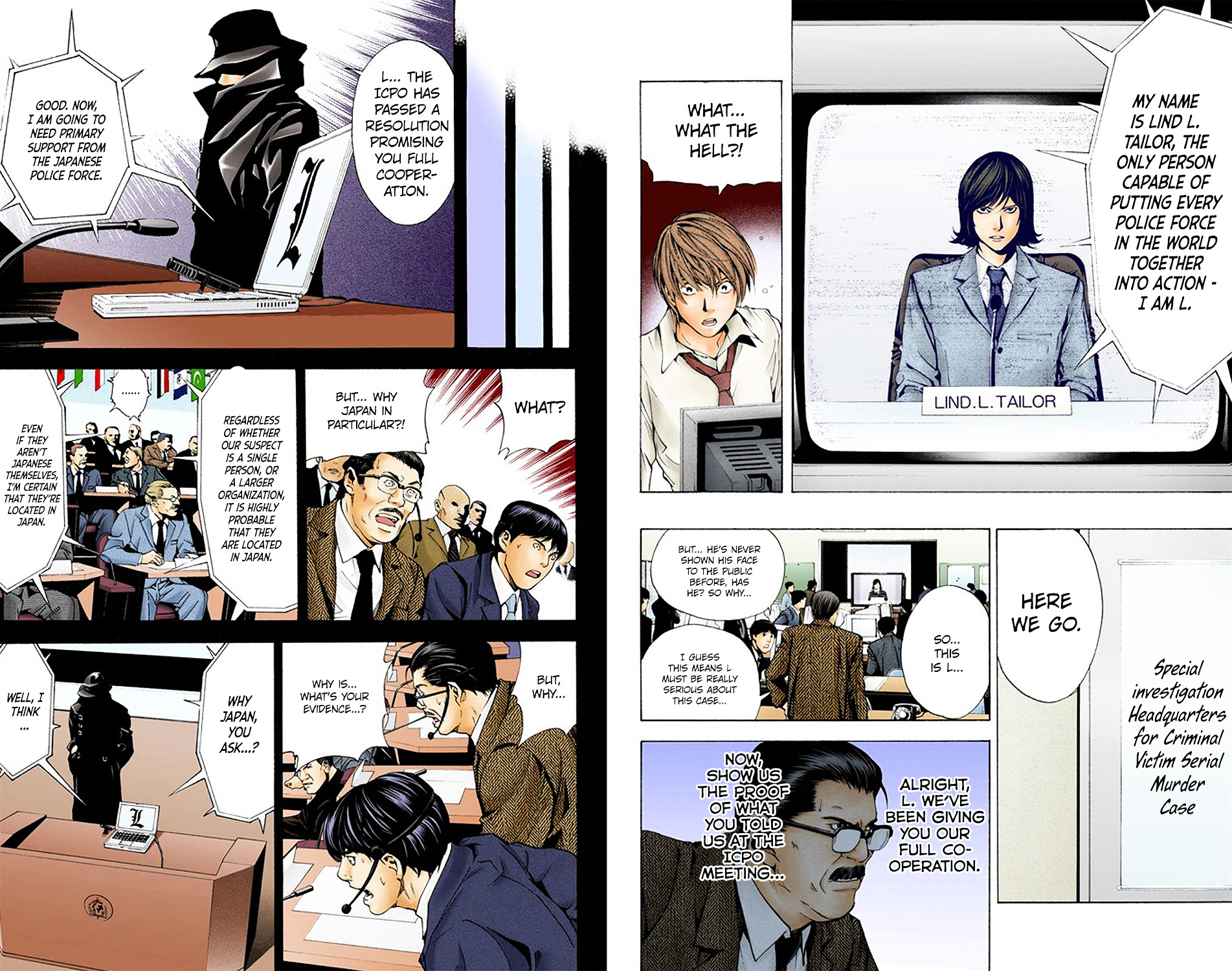 Death Note [Colored Edition] Chapter 2 page 9 - Chapter 2: L