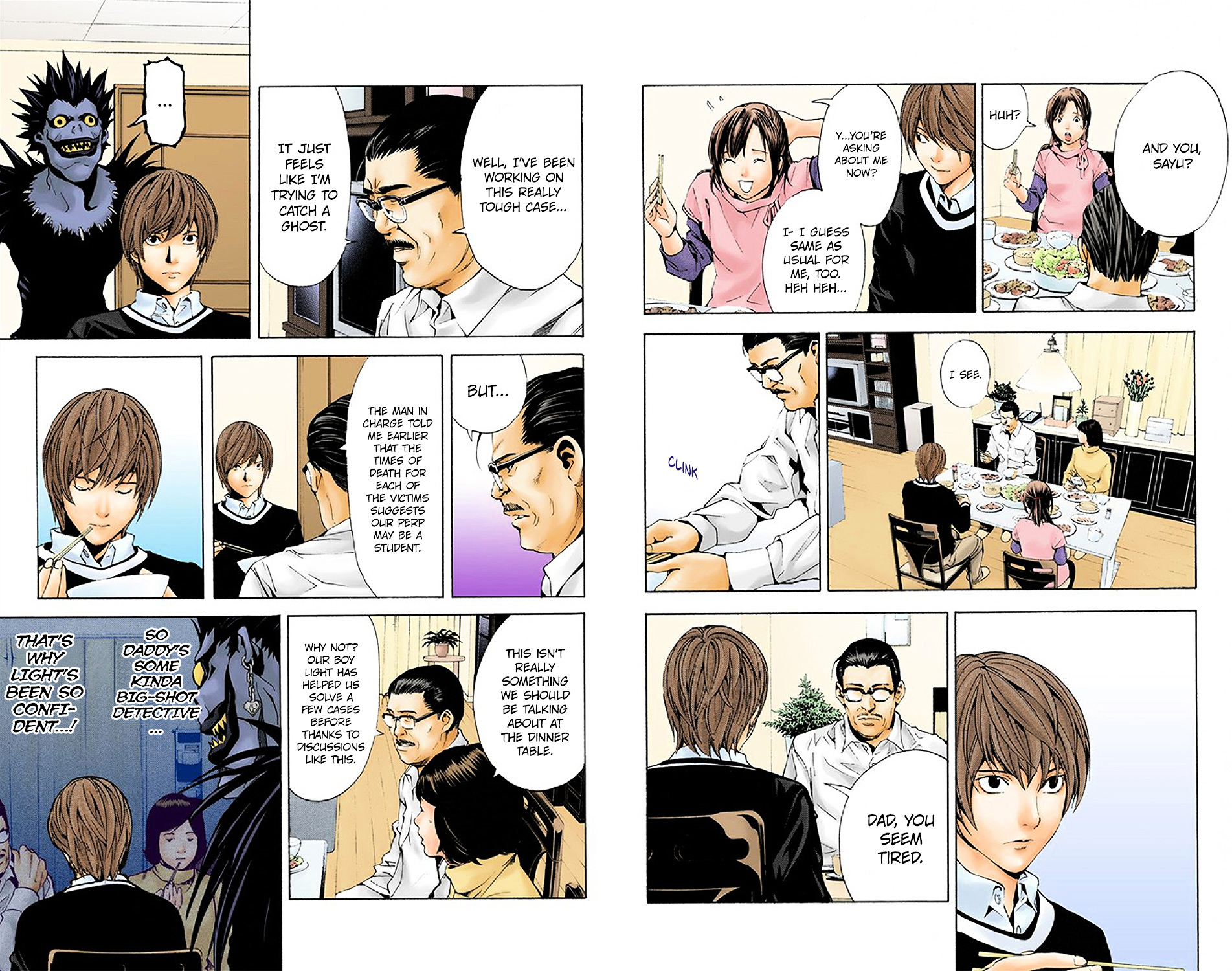Death Note [Colored Edition] Chapter 3 page 11 - Chapter 3: Family