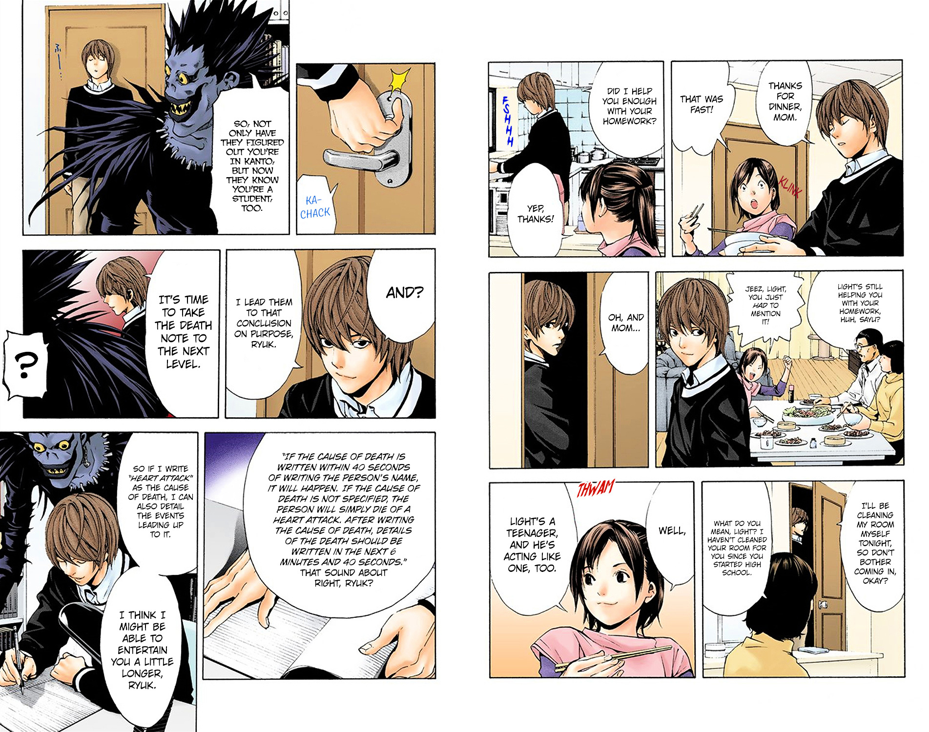 Death Note [Colored Edition] Chapter 3 page 12 - Chapter 3: Family