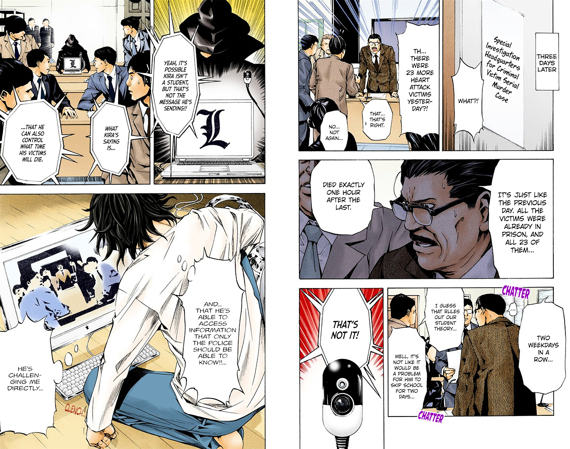 Death Note [Colored Edition] Chapter 3 page 13 - Chapter 3: Family