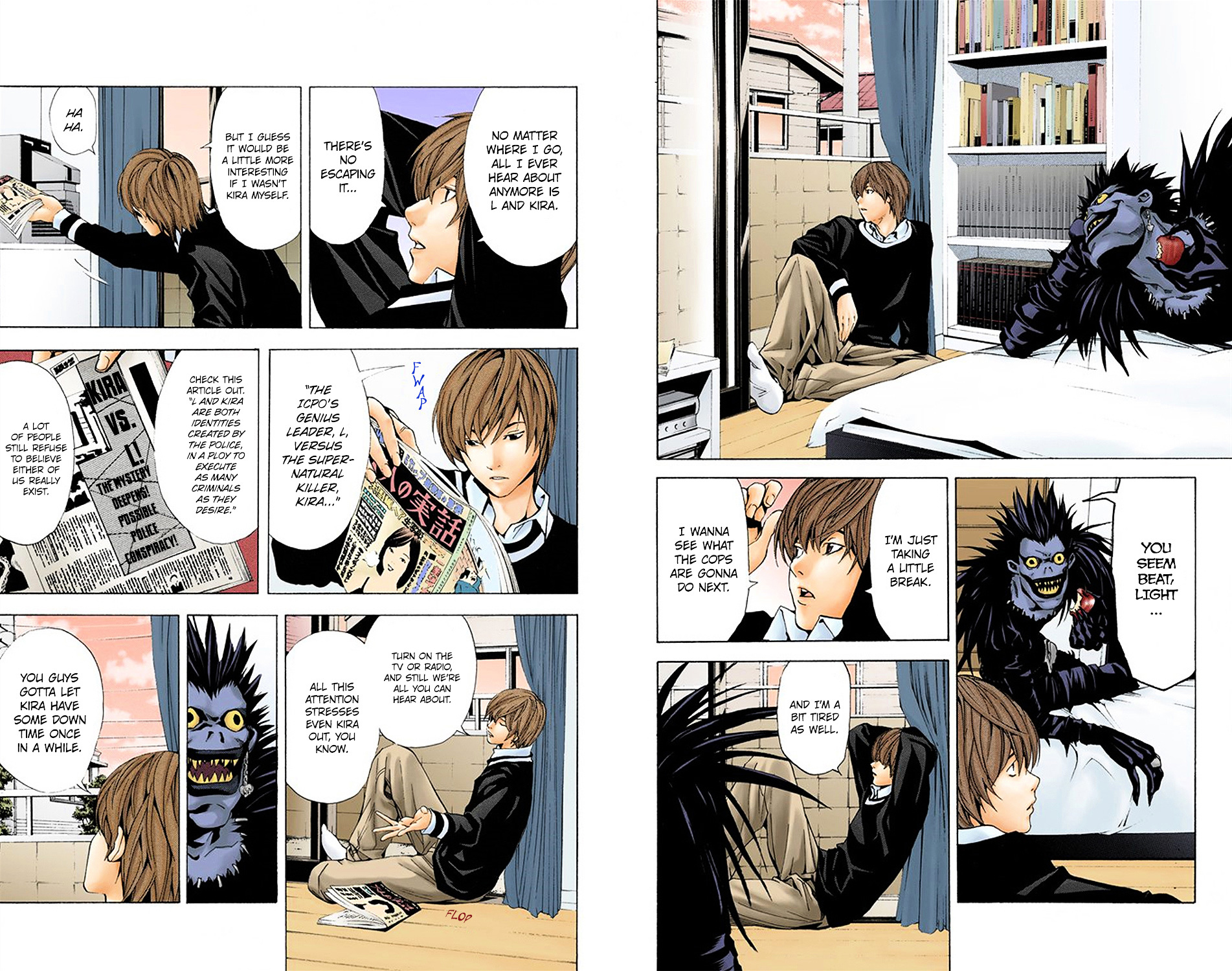 Death Note [Colored Edition] Chapter 3 page 3 - Chapter 3: Family