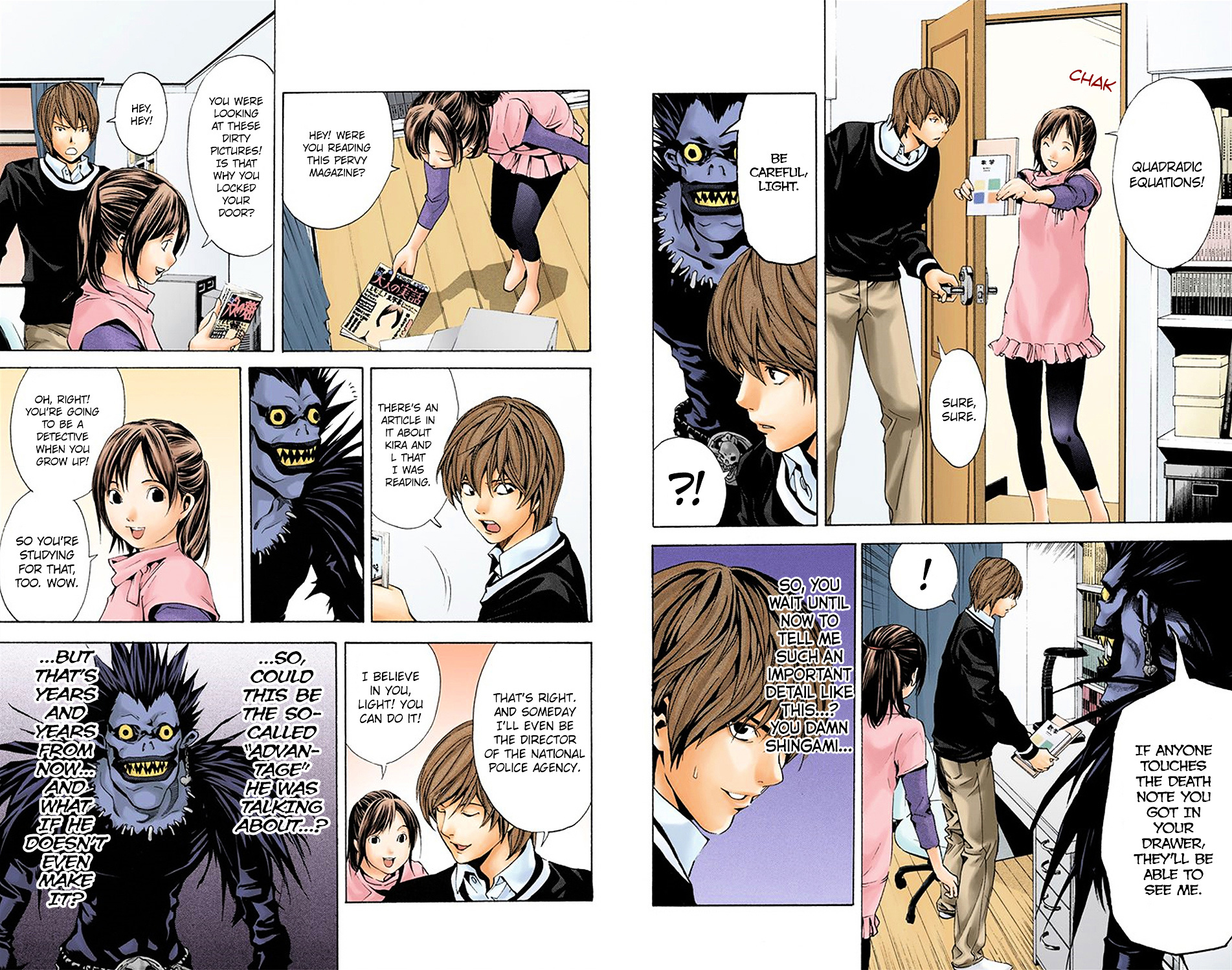 Death Note [Colored Edition] Chapter 3 page 5 - Chapter 3: Family