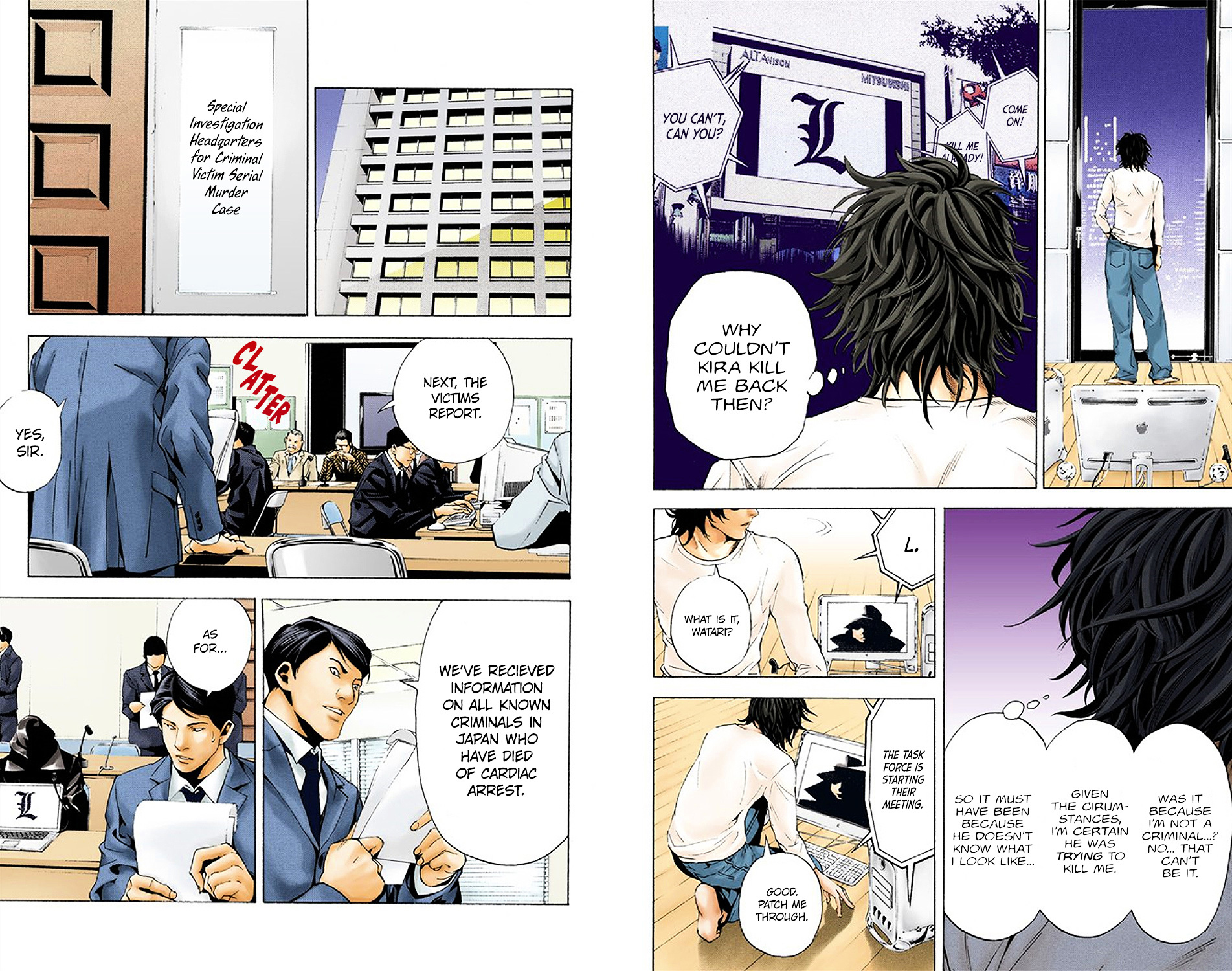 Death Note [Colored Edition] Chapter 3 page 6 - Chapter 3: Family